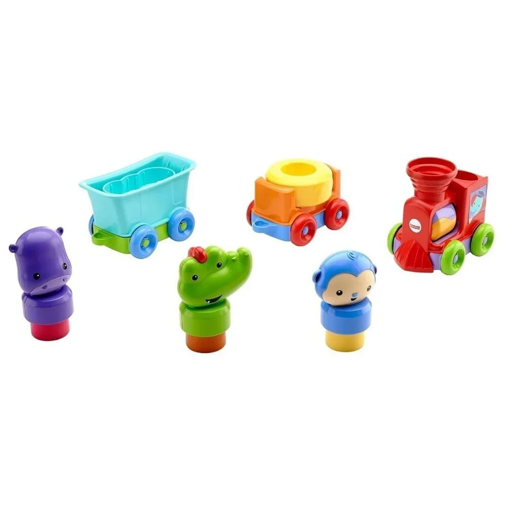 NEW Fisher-Price Silly Safari Rattle & Roll Animal Train